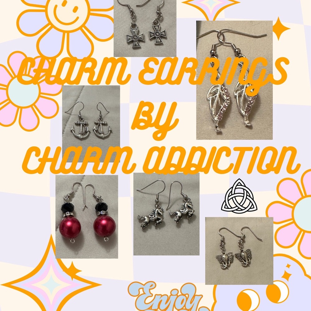 Charm Addiction Silver Earrings Collection